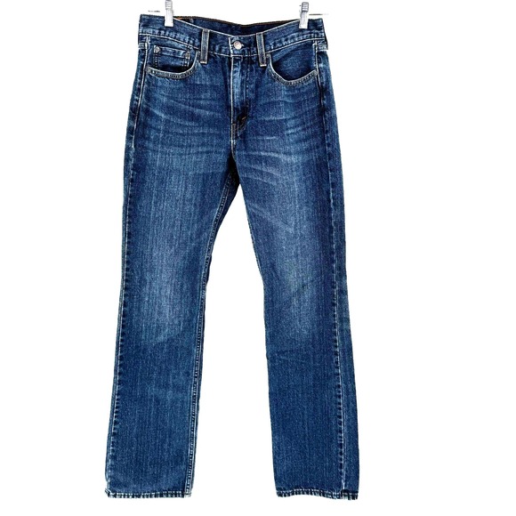 Levis 527 Bootcut Jeans Men's 30x34 Dark Wash Landman Cowboy Western Yellowstone - Picture 1 of 9